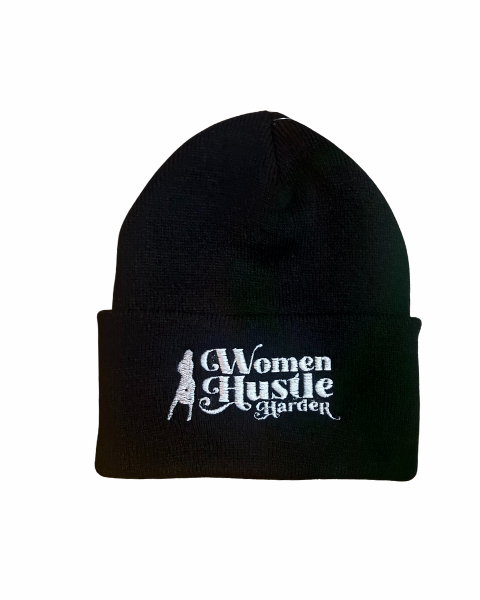 Women Hustle Harder Beanie
